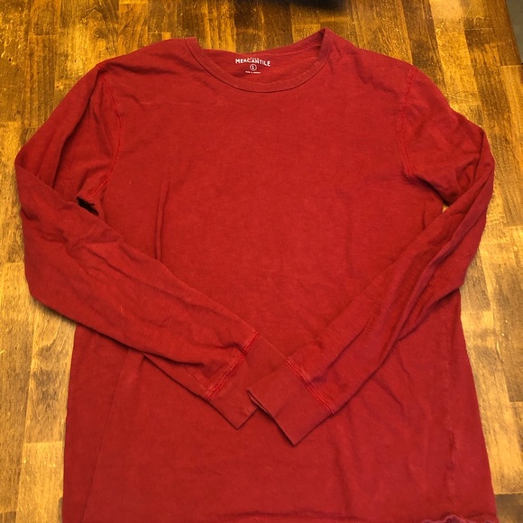 J. Crew Mercantile Long Sleeve - Red - Picture 2 of 3